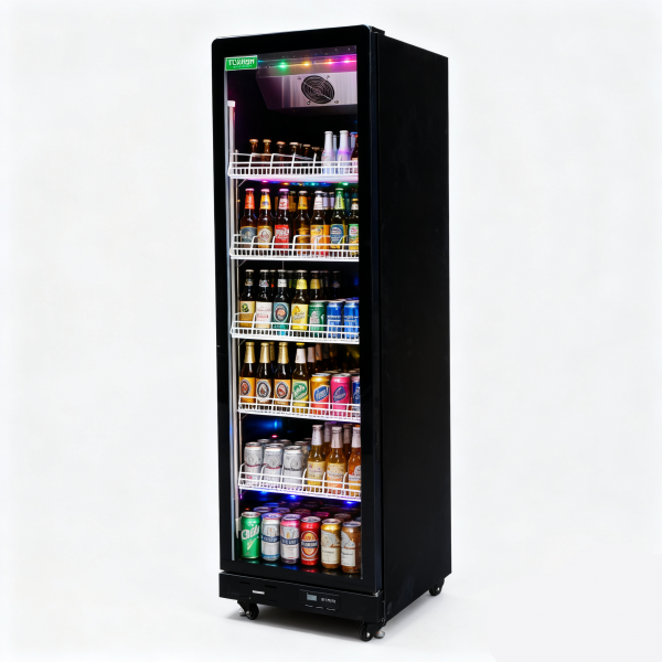Beverage display refrigerator