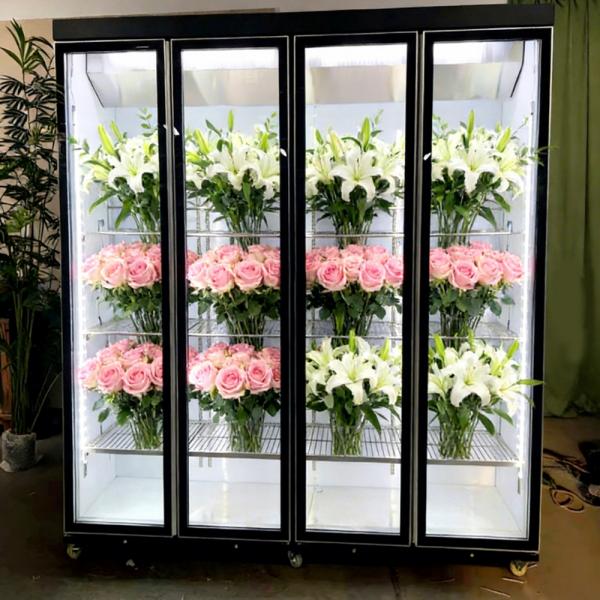 Flowers display refrigerator