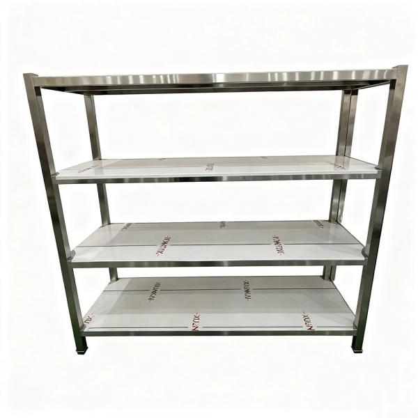 Stainless steel shelves