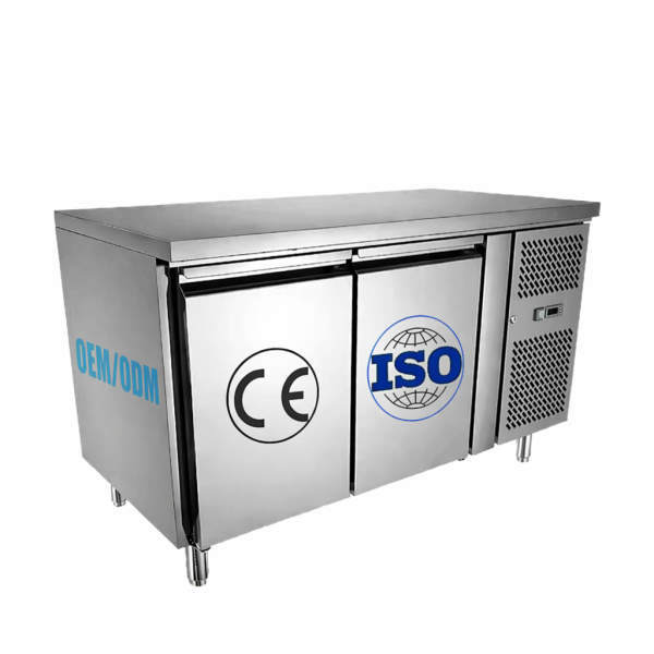 Stainless steel workbench refrigerator
